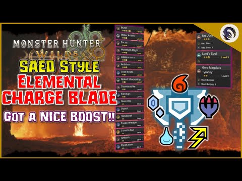 Видео: *ОБНОВЛЕНО* Наборы Elemental SAED Charge Blade для TU3.5!! [Руководство по набору MH Wilds]
