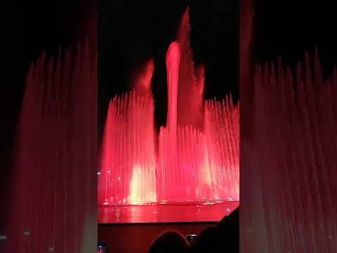 Видео: Поющие фонтаны Олимпийский парк Сочи (Сириус) 9 мая 2023