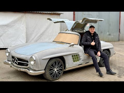 Видео: Строим копию Mercedes SL300 Gullwing 1955 года стоимостью 5 млн$.