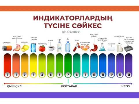 Видео: Табиғи қышқылдар мен сілтілер   Индикаторлар
