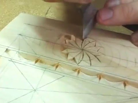 Видео: Геометрическая резьба по дереву.