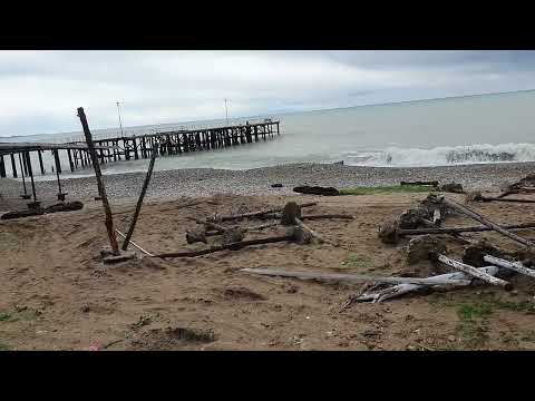 Видео: Новый Афон после шторма. Теперь здесь золотые пляжи!