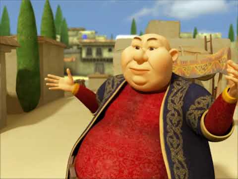 Видео: Алдар Косе. Мультфильм. Он тақия. Десять тюбетеек.