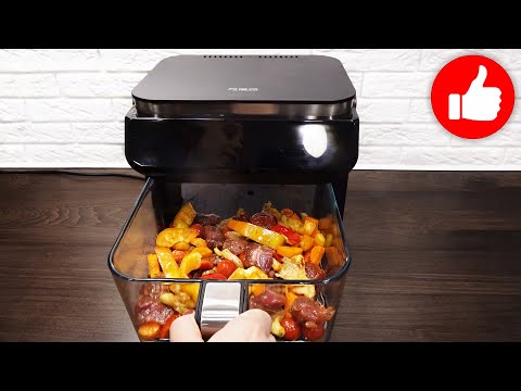 Видео: Попробуешь один раз - готовишь всю жизнь! Мясо с овощами в аэрогриле на скорую руку вкусно