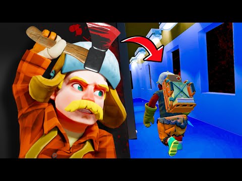 Видео: МАНЬЯК ПРОБРАЛСЯ В ОСОБНЯК! | Маньяк в Scrap Mechanic