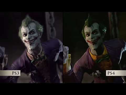 Видео: Сравнение графики переиздания Batman: Return to Arkham