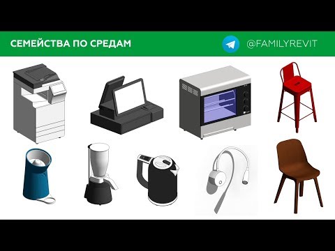 Видео: Библиотека семейств для Revit @FAMILYREVIT