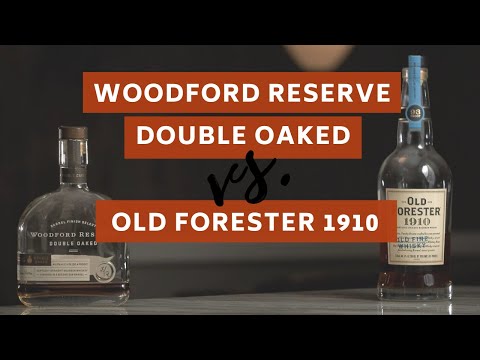 Видео: Кто победит в этом поединке Double Oak! | Woodford Reserve Double Oaked против Old Forester 1910:...