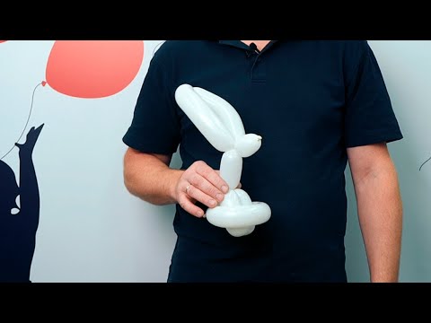 Видео: Зайчик из шаров для моделирования