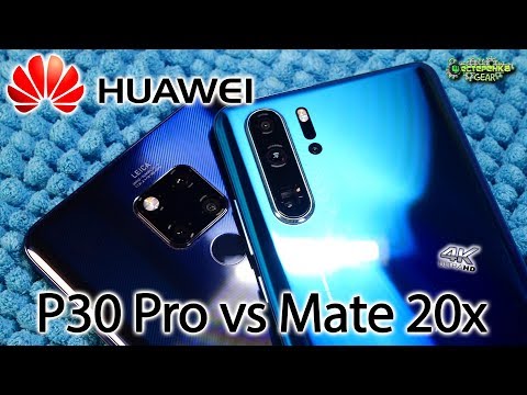 Видео: Huawei P30 Pro vs Huawei Mate 20X сравнение камер (4K)