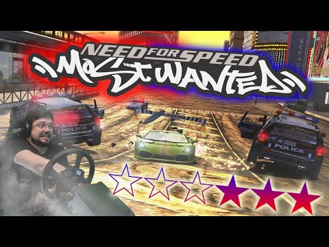 Видео: Самая сложная погоня на 6 звёзд в Need for Speed: Most Wanted HQ