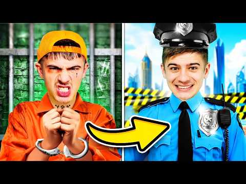 Видео: От Преступника До Полицейского За 24 Часа!