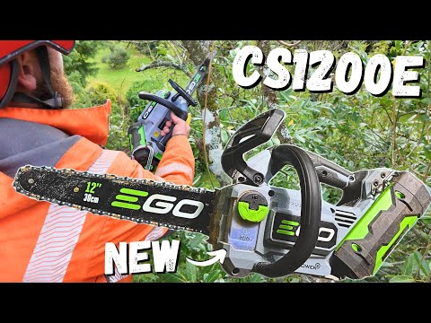 Видео: Насколько МОЩНА новая бензопила EGO CS1200E?