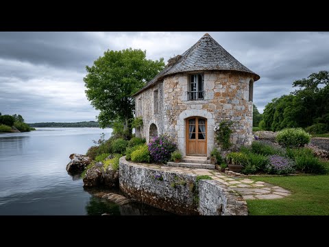 Видео: Они построили французские каменные дома, где природа играет ведущую роль