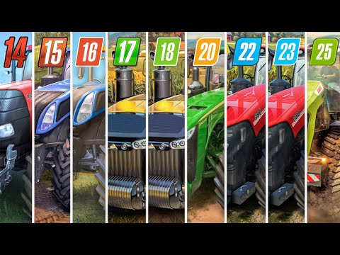 Видео: Fs14 против Fs15 против Fs16 против Fs17 против Fs18 против Fs20 против Fs22 против Fs23 против F...