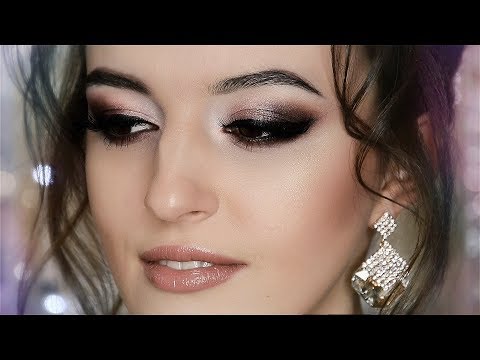 Видео: Макияж коричневый смоки айс  урок №21