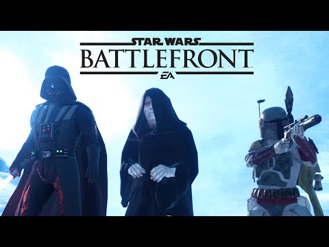 Видео: Star Wars Battlefront | Heroes Vs Villains | Убих Skywalker