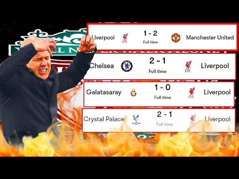 Видео: «ЛИВЕРПУЛЬ» ПРОИГРАЛ ЧЕТЫРЕ ИГРЫ ПОДРЯД! ХАХАХАХА!