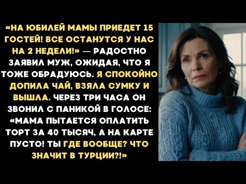 Видео: «На юбилей мамы приедет 15 гостей! Все останутся у нас на 2 недели!» — радостно заявил муж...