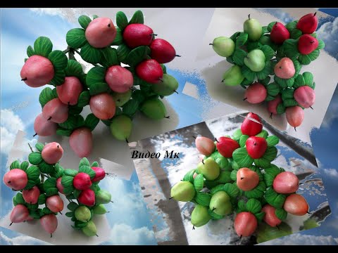 Видео: Гиперикум из зефирного фоамирана The Hypericum of marshmallow Tamarana
