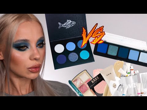 Видео: Обзор на Triochrome Mini, Hourglass Jellyfish, Painted by James Charles, Huda Beauty Easy Bake