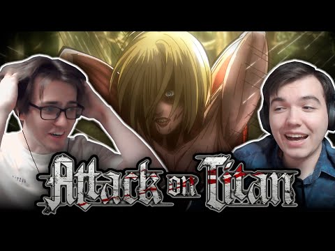 Видео: БИТВА С ЖЕНСКОЙ ОСОБЬЮ ♀️ Атака Титанов | 1 Сезон 19-20 Серия | Реакция