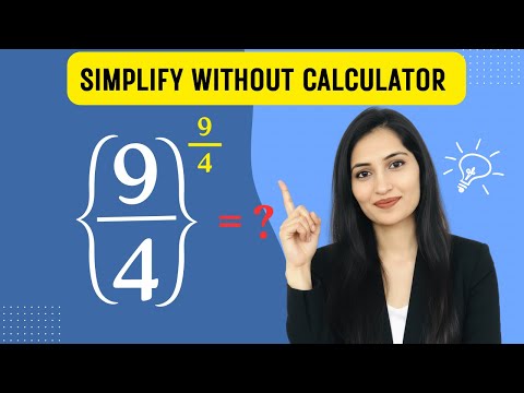 Видео: Можно ли упростить без калькулятора? 🚫| Очень интересная задача для олимпиады по показательной ма...