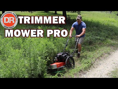 Видео: Обзор триммера-косилки DR Pro