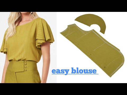 Видео: 💥 Простой и красивый мастер-класс по крою и шитью летней рубашки | очень легко для начинающих