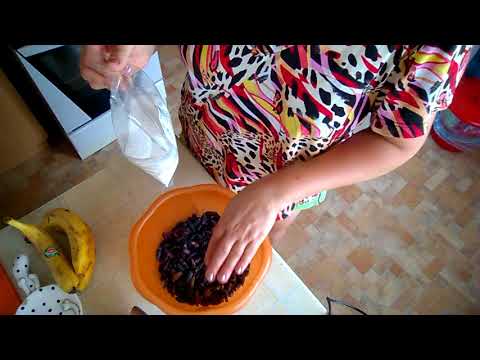 Видео: жимолость с бананом на зимнее хранение