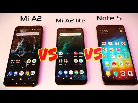 Видео: Xiaomi Mi A2 vs Xiaomi Mi A2 Lite vs Xiaomi Redmi Note 5. Сравнение - что КУПИТЬ?