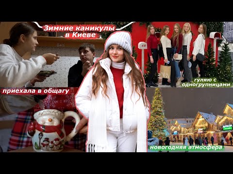 Видео: ВЛОГМАС: Мои Каникулы в КИЕВЕ / убираюсь в общаге и заряжаюсь новогодним настроением