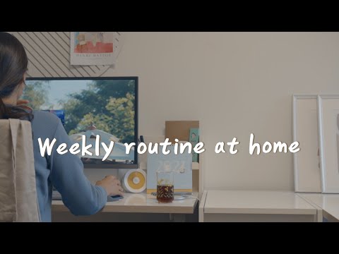 Видео: Vlog) То, чем я действительно занимаюсь в течение недели дома.