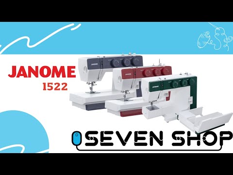 Видео: Обзор на швейные машины Janome 1522 🧵Пришиваем пуговицу и делаем петлю на швейной машине 🧵