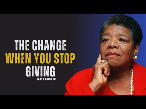 Видео: Люди меняются, когда больше не могут тебя использовать | МАЙЯ ЭНДЖЕЛУ