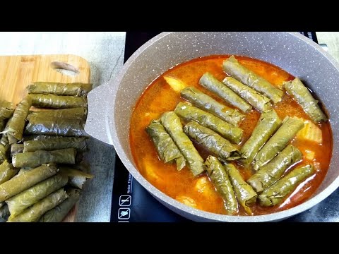Видео: Это блюдо обязан попробовать каждый! Вкуснее чем голубцы !!! Долма из виноградных листьев