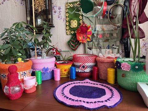 Видео: Невероятное вязание из полипропиленовых ниток