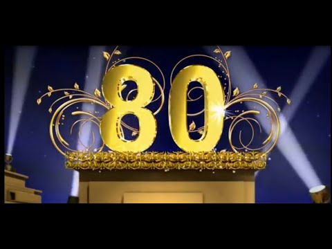 Видео: Поздравление маме на юбилей 80 лет. Слайд-шоу из фотографий с фрагментами кино.