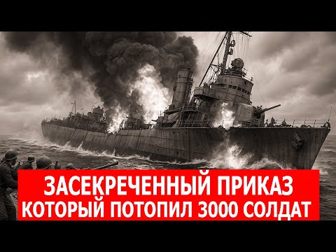 Видео: Засекреченный приказ Второй Мировой: 3000 тонущих солдат Японии уничтожить прямо в воде
