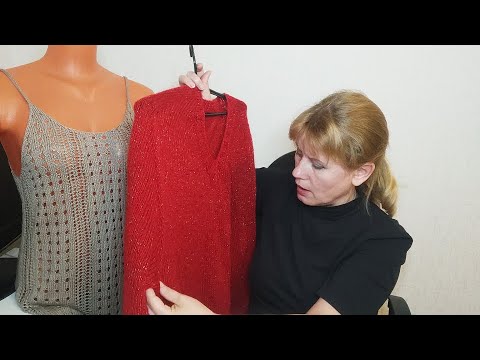 Видео: Готовые работы мая. Джемпер, майка, сарафан и все-все-все...