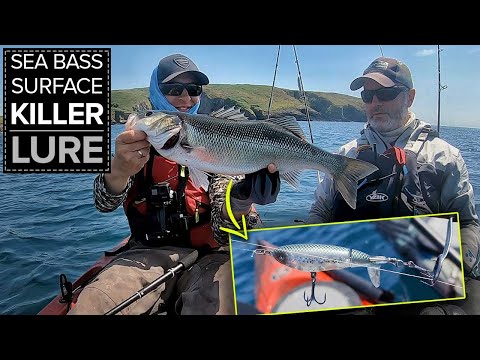 Видео: Ловля морского окуня на удочку Whopper Plopper и ловля нахлыстом большого минтая (при участии Wes...