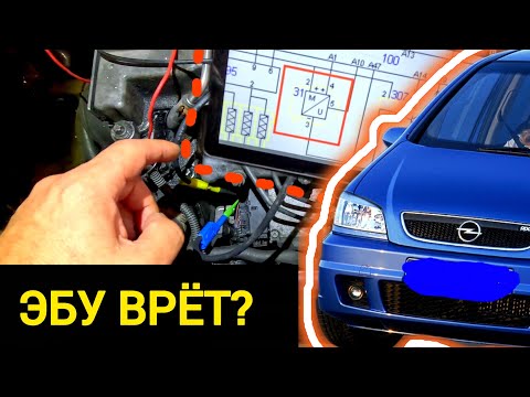 Видео: Opel Zafira — ошибки по ДМРВ и коленвалу, но это не они! Проблема глубже...