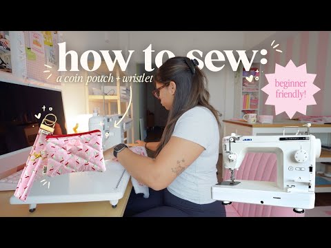 Видео: Шьем со мной 🧵✂️📏 | Шьем монетницу и браслет шаг за шагом! *легко и подходит для новичков*