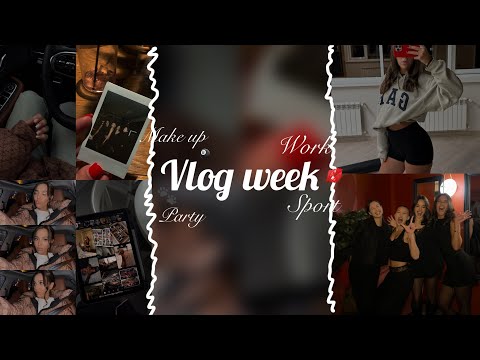 Видео: неделя влогов!! (макияж, работа, дршки и покупки) 🎀🛍️