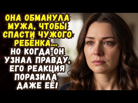 Видео: 📌Она обманула мужа, чтобы спасти чужого ребёнка… Но когда он УЗНАЛ правду...