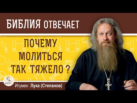 Видео: ПОЧЕМУ МОЛИТЬСЯ ТАК ТЯЖЕЛО ?  Игумен Лука (Степанов)