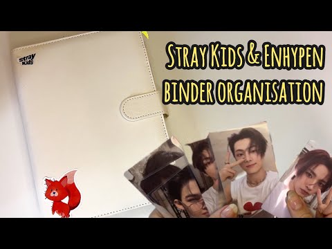 Видео: Организация биндера Stray Kids & Enhypen