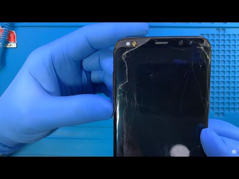 Видео: Замена экрана Samsung Galaxy S8 + Plus