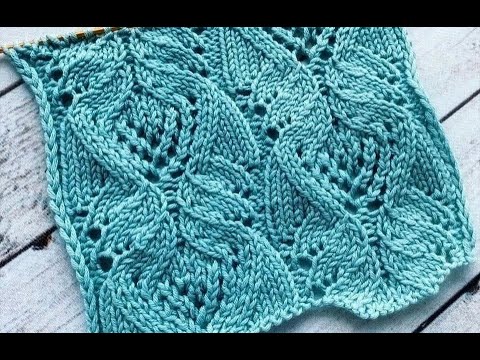 Видео: Красивые узоры для весенних вещей. Схемы.