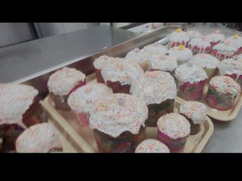 Видео: Куличи в производственных масштабах 😉!